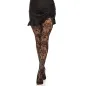Preview: Wild Rose Netzstrumpfhose – Leg Avenue