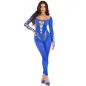 Preview: Reckless Ankle Bodystocking Königlich Blau – Leg Avenue
