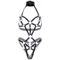 Preview: Patent Leather Body Belt Black L – Leg Avenue