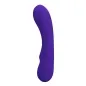 Preview: Purple, curved vibrator on a white background.