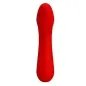 Preview: Red, elongated object with a rounded tip on a white background.