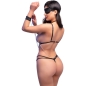 Preview: Cr 4638 Set Bodysuit Ouvert Schwarz S/M | Chilirose