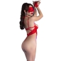 Preview: Cr 4488 Bodysuit Spitze Rot S/M | Chilirose