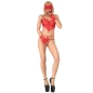 Preview: Cr 3882 Set Bodysuit Ouvert Rot S/M | Chilirose