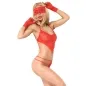 Preview: Set Bodysuit Ouvert Rot S/M – Chilirose