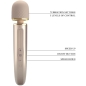 Preview: Massager 7 Vibrationsmodi Champagner | Pretty Love