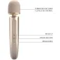 Preview: Massager 7 vibration modes champagne – Pretty Love