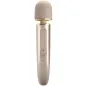 Preview: Beige massage wand with textured head and control buttons on the handle.