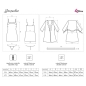 Preview: Jacqueline Lc 90249 Kleid + Hemd + Höschen Violett S/M | Livco Corsetti Fashion