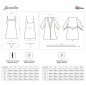 Preview: Jacqueline Lc 90249 Kleid + Hemd + Höschen Schwarz S/M | Livco Corsetti Fashion