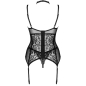 Preview: Giellandra For The Senses Kollektion Korsett + Höschen Schwarz L/XL | Livco Corsetti Fashion