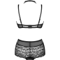 Preview: Linera Für Die Senses-Kollektion BH + Panty Schwarz | Livco Corsetti Fashion