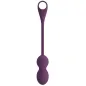 Preview: Purple Kegel ball with long handle and loop, suitable for pelvic floor training.
