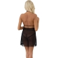 Preview: Malviami Lc 90625 Hemd + Panty Schwarz L/XL | Livco Corsetti Fashion