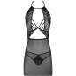 Preview: Malviami Lc 90625 Hemd + Panty Schwarz L/XL | Livco Corsetti Fashion