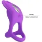 Preview: Vibrant Penis Ring 7 Modes Purple Silicone – Pretty Love