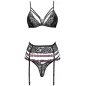 Preview: Snehana Bh + Strumpfgürtel + Slip Schwarz L/Xl – Livco Corsetti Fashion