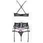 Preview: Snehana Bh + Strumpfgürtel + Slip Schwarz – Livco Corsetti Fashion