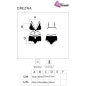 Preview: Drezna Lc 90733 BH + Panty Schwarz L/XL | Livco Corsetti Fashion