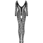 Preview: Cordill Lc 17358 Bodystocking Ouvert Schwarz OneSize | Livco Corsetti Fashion