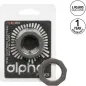 Preview: Grey silicone ring in packaging labeled "Liquid Silicone" and "1 Year Warranty".