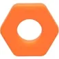 Preview: Alpha Prolong Sexagon Ring Orange – Calex