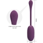 Preview: Doreen Purple Wiederaufladbares Vibrations Ei | Pretty Love