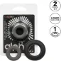 Preview: Two black silicone rings in packaging, labeled "2 Piece Set", "Liquid Silicone", "1 Year Warranty".