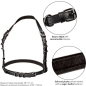Preview: Euphoria Plus Size Buckle Harness Schwarz | Calex