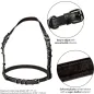 Preview: Euphoria Plus Size Buckle Harness Schwarz – Calex