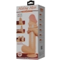 Preview: Realistischer Sliding Skin Dildo Mit Saunapf Hautfarben 26cm | Pretty Love