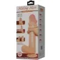 Preview: Realistic Sliding Skin Dildo with Sauna Cup Flesh 26cm – Pretty Love