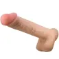 Preview: A skin-colored dildo with realistic details and a pink tip.