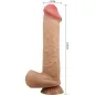 Preview: Realistic Sliding Skin Dildo with Sauna Cup Flesh 26cm – Pretty Love