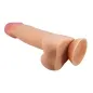 Preview: Sliding Skin Realistischer Dildo Mit Saugnapf Fleisch 21,8cm – Pretty Love