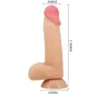 Preview: Sliding Skin Dildo with Suction Cup, Skin Toned, 20.6cm – Pretty Love