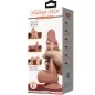 Preview: Realistischer Sliding Skin Dildo Mit Saugnapf Braun 20,6cm – Pretty Love
