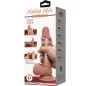 Preview: Realistischer Sliding Skin Dildo Mit Saugnapf Braun 19,4cm – Pretty Love