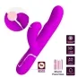 Preview: Perlita Multifunctional 3-in-1 G-Spot Vibrator Violet | Pretty Love
