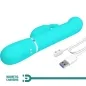 Preview: Coale Rabbit Vibrator Beads Aqua Green | Pretty Love