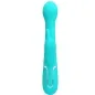 Preview: Dejon Rabbit Vibrator 3 In 1 Aqua Green | Pretty Love
