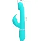 Preview: Dejon Rabbit Vibrator 3 In 1 Aqua Green | Pretty Love