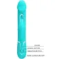 Preview: Dejon Rabbit Vibrator 3 In 1 Aqua Green | Pretty Love