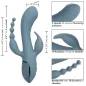 Preview: Triple Ecstasy Vibrator Grau | Calex