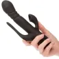 Preview: Hand hält schwarzen Vibrator mit mehreren Armen.