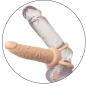 Preview: Performance Maxx Wiederaufladbarer Dual Penetrator, Helle Haut | Calex