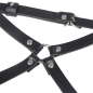 Preview: Leder Hüft Und Bein Harness Schwarz | Subblime