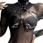Preview: Leder Brustgurt Schwarz Os – Subblime