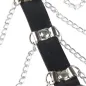 Preview: Chest Harness Leather Chains Black Os – Sublime