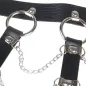 Preview: Chest Harness Leather Chains Black Os – Sublime